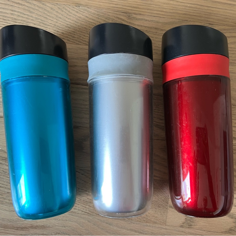 OXO Good Grips LiquiSeal Coffee/Tea Travel Mugs Tumblers Set of Three